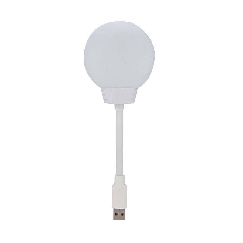 LED Moon Light Night Lamp - Voice Control Moon Lamp with USB Plug, Smart Sound Activated Bedside Light for Bedroom, Kids Room, Sleep Aid, 3D Lunar Design