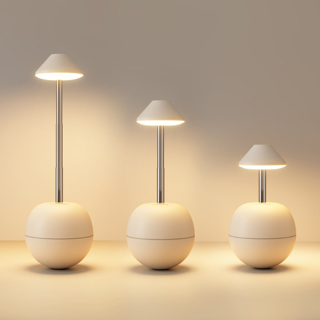 LED Touch Control Night Light - Rechargeable RGB Color Changing Bedside Lamp with Remote, Dimmable Table Lamp