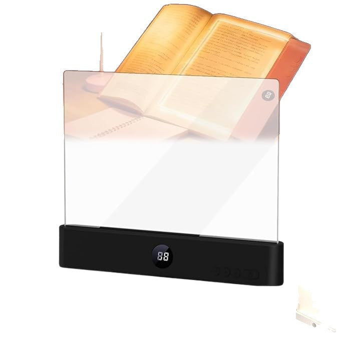 LED Flat-Panel Reading Light Rechargeable Book Light with 3 Color Temperatures Stepless Dimming